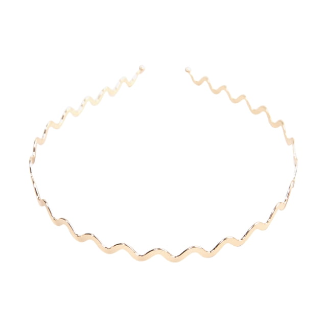 Fiudx Diadema Elegante, Elegante Aro Metálico para El Pelo, Accesorio Minimalista y Seguro, Ideal para Bodas y Fiestas, Moda Femenina, Diseño Ligero.