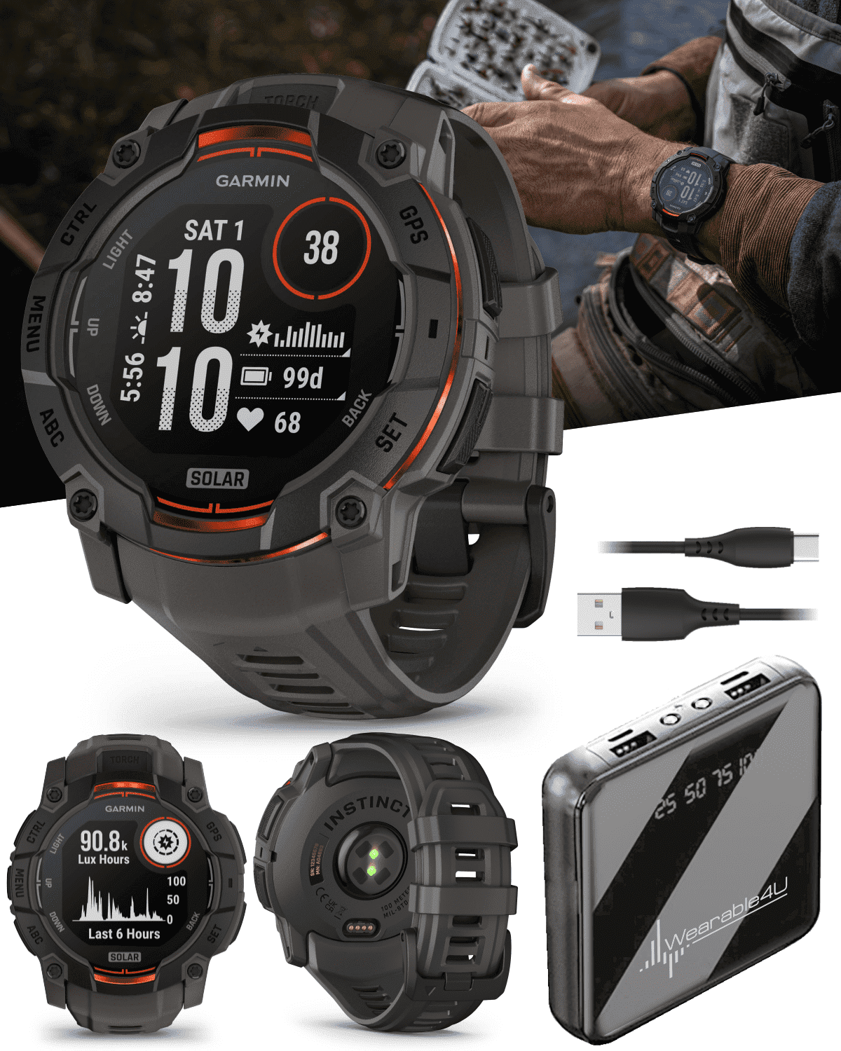 GARMIN ガーミン Forerunner 265 BLACK Music Garmin Forerunner 265 Music GPS Running Smartwatch, Black