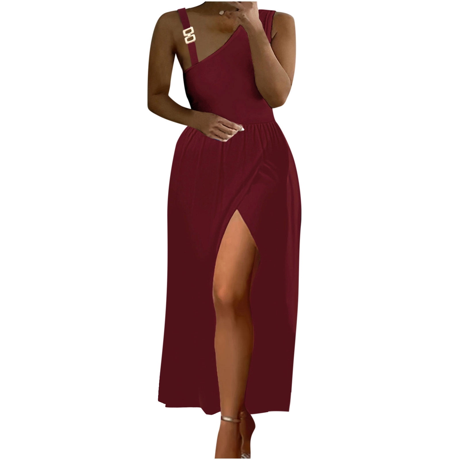 AherBiu Robes d'Invité de Mariage Grande Taille pour Femmes 2024