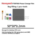 thumbnail image 1 of Honeywell PTM7950SP Phase Change Thermal Pad Graphics Card CPU Notebook Computer Cooling Conductive Silicone Shim 50X50X0.2mm, 1 of 6