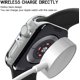 thumbnail image 5 of Estuche para Apple Watch 40Mm Hard PC Bumper Protector de pantalla para Iwatch Series 6 5 4 Se (40Mm, negro + transparente + plateado) Adepaton WMCH-549, 5 of 5