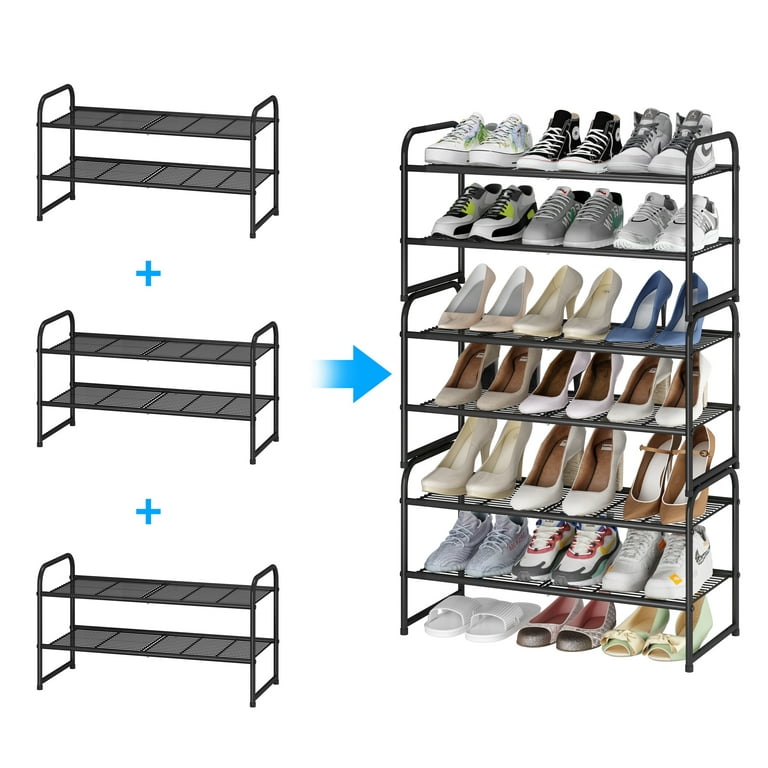 The Simple Trending Stackable Shoe Rack Is on Sale at
