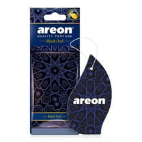 AREON Orient Car Air Freshener I Oriental Perfume Hanging 2D I Black Oud Scent (Pack of 3)