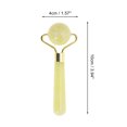 thumbnail image 2 of Unique Bargains 1 Pc Spherical Face Massager for Beauty Parlor Yellow Natural Jade Zinc Alloy, 2 of 4