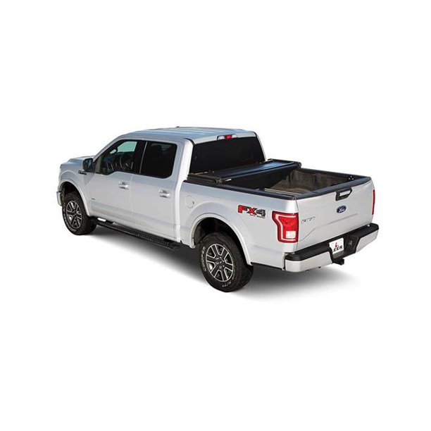 Leer 633169 6 Ft 6 In Latitude Soft Tri Fold Truck Bed Tonneau Cover For 2015 Up Ford F 150 Sail Cloth Walmart Com Walmart Com