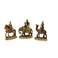 thumbnail image 2 of 3-Piece Religious Three Kings on Animals Christmas Nativity Table Top Figurines 8", 2 of 2