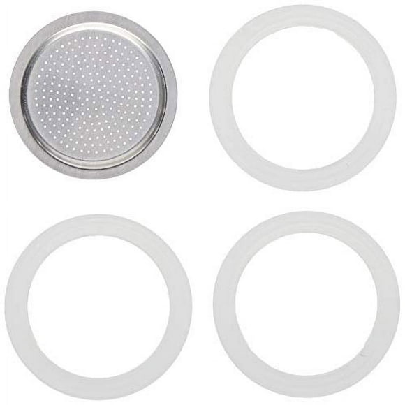 Bialetti gaskets and Replacement Filter Plates for Stovetop coffee Maker