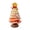 Yellow, variant on OIUR Handmade Crochet Christmas Tree Decoration Tabletop Knitted Small Artificial Flocking Christmas Tree for Home Office Holiday Decor