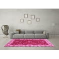thumbnail image 3 of Ahgly Company Indoor Rectangle Abstract Pink Modern Area Rugs, 8' x 12', 3 of 4