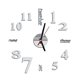 thumbnail image 1 of sweethay FelinngHoz Reloj de acrílico autoadhesivo DIY 3D Pegatinas de pared extraíbles Decoración del hogar Calcomanía Reloj - Rojo Decoración del hogar Plata, 1 of 3