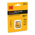 Kodak 32GB SDHC Memory Card Class 10, UHSI U1, Ideal for Digital Video