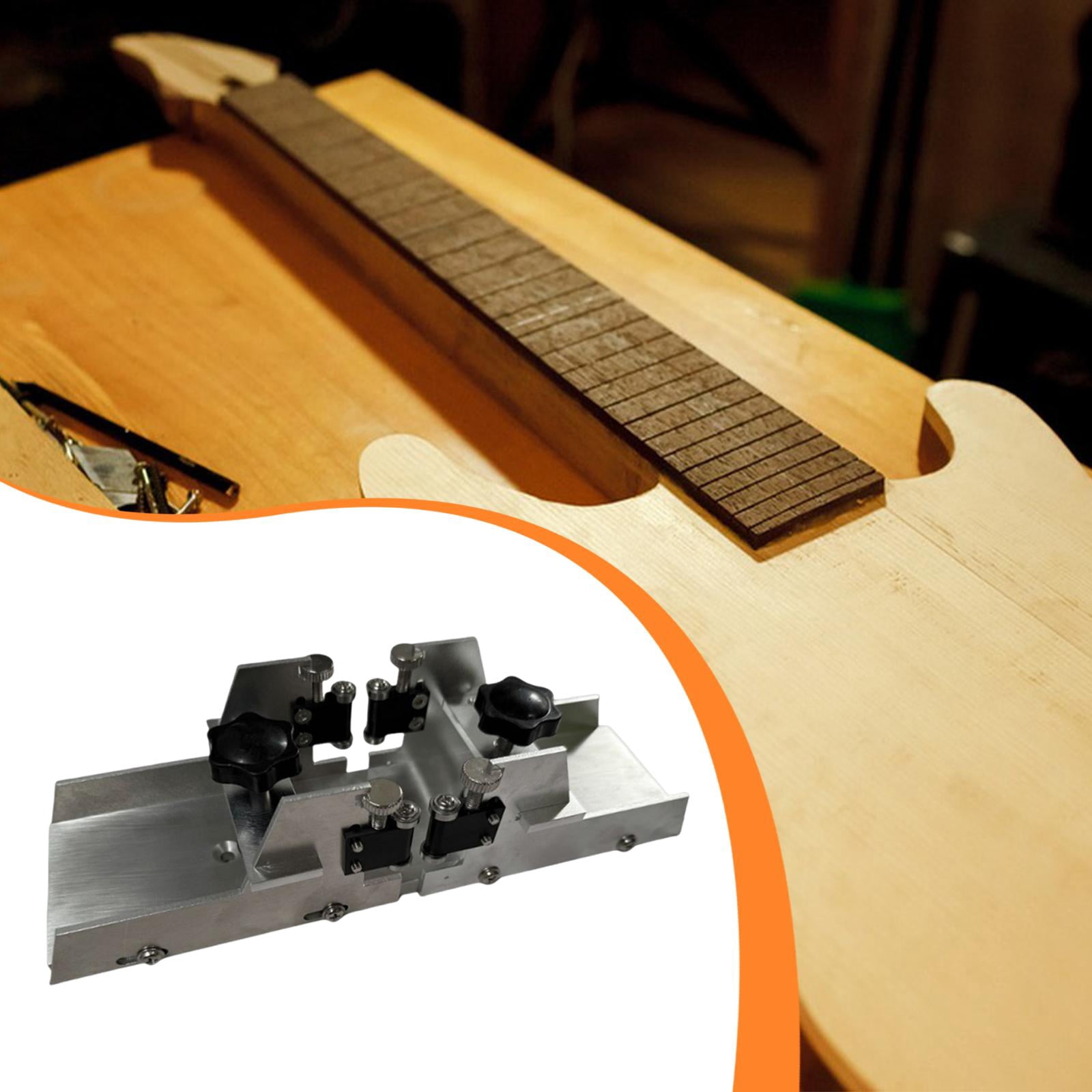 LeeQinersw Fret Slotting Miter Box Cut Fret Slots in Fretboards Repair Tool for Performance