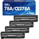thumbnail image 1 of Cool Toner Cartucho de tóner compatible 78A CE278A de repuesto para cartucho de tóner HP 78A CE278A para HP Laserjet P1606dn 1536dnf MFP M1536dnf 1606dn P1606 P1566 P1560 tinta de impresora (negro 4PK, 1 of 9