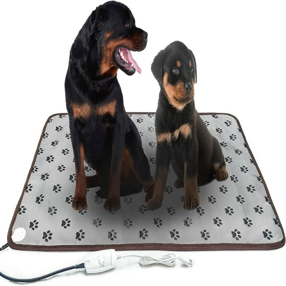 Extra Large Pet Heating Mat for Dogs and Cats - Waterproof, Indoor/Outdoor Dog Heating Pad - Easy Clean