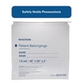 thumbnail image 2 of McKesson Patient Belongings Bag with Drawstring Closure, Clear, 4 in x 20 in x 20 in, 25 Count, 10 Packs, 250 Total, 2 of 11