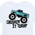 thumbnail image 3 of Instant Message - Transportation - Monster Truck Crushin' It Today - Toddler & Youth Short Sleeve T-Shirt, 3 of 6