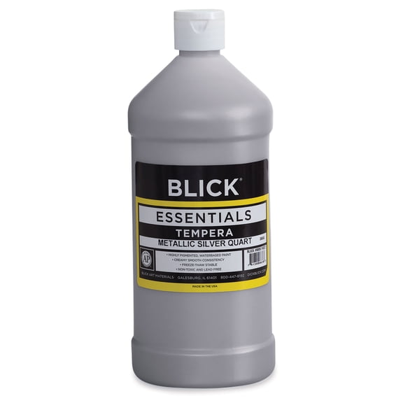 Blick Essentials Tempera - Silver (Metallic), Quart