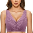 thumbnail image 4 of Eashery Womens Bra Push Up Plus Size Backless Bra Padded Bra Womens Plus Exercise Bras PurpleGrey 38 85, 4 of 5