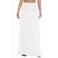 thumbnail image 4 of Sweet Hearts Maxi Skirt for Women- Foldover High Waist Long Flare A-Line Skirt Maxi Dress XS-XL Made in USA, 4 of 6