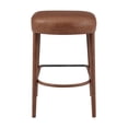 thumbnail image 6 of New Pacific Direct Rylee KD Faux Leather Backless Counter Stool (Set of 2), 6 of 12