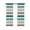 Brown Teal, variant on Peach Pink Green Ombre Blackout Curtains, Light Blocking Print Window Curtains, Farmhouse Stripe Modern Thermal Insulated Window Drapes for Living Room Kitchen Cafe 2 Panels, 104"W x 84"L