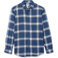 thumbnail image 6 of DOPI Men Long Sleeved Flannel Shirt Striped Shirt Men's Plaid Coat Autumn And Winter Daily Coat (available In Large And High Sizes), 6 of 6