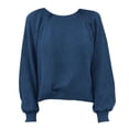thumbnail image 3 of Kelon Women's Tops Long Sleeve Crew Neck Lightweight Shirt Casual Going Out Top Fashion Tunics Trendy Flowy Clothing, M, 3 of 4