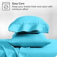 thumbnail image 6 of Bare Home Aqua Microfiber Pillowcase Set, Hypoallergenic, King Set of 2, 6 of 6