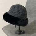 thumbnail image 5 of CoCopeaunts Winter Bucket Hat Women Classic Winter Thick Warm Lady Street Wear Rhombic Shape Bucket Cap for Gifts with Plush Brim, 5 of 8