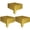 Gold, variant on 3 Pack of Disposable Plastic 54 x 108 inches Tablecloths Party Wedding Picnic Banquet Table Clothes Table Cover for Rectangle Tables
