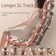 thumbnail image 3 of Jare K8 Electric Zero Gravity SL TRACK AUTO EXTEND LEG VOICE Body Cheap Recliner Shiatsu Life Power Relax Massage Chair My Lux Decor Round, 3 of 9