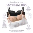 thumbnail image 4 of LeSensuel T Shirt Bra with Underwire - Comfortable Back Smoothing Bras for Women, 4 of 7