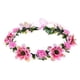 thumbnail image 5 of Vestido de novia con corola de flores de rosa, corona de cinta ajustable, corona europea y americana, 5 of 6
