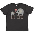 thumbnail image 3 of Inktastic Lil Bro Matching Elephant Youth T-Shirt, 3 of 5