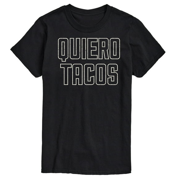 Instant Message - Quiero Tacos - Men's Short Sleeve Graphic T-Shirt