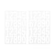 thumbnail image 1 of PET Reflective Mailbox Numbers Stickers - Autoadhesivos, Impermeables, 5cm de Altura, para Puertas de Buzones de Casa, 1 of 8