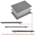 thumbnail image 4 of Mosiso MacBook Air 13 inch Case 2020 Release A2337 M1 A2179 Hard Cover Shell for New Air 13 inch + Keyboard Cover, Gray, 4 of 5