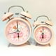 thumbnail image 3 of Sanrio-reloj despertador silencioso con forma de corazón para dormitorio, dispositivo con alarma de Hello Kitty, Cinnamorol, para mesita de noche, para chica, Kuromi My Melody, 3 of 4