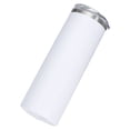 thumbnail image 3 of Botella de agua de acero inoxidable al vacío de 20oz, botella de agua con aislamiento de doble capa, color blanco, 3 of 5