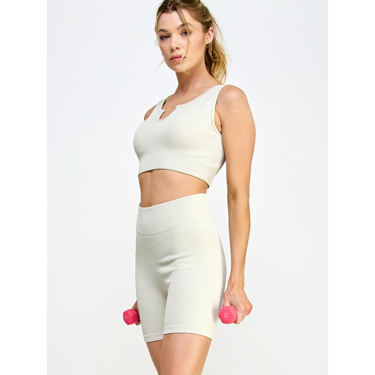 IUUI Workout Sets For Women Matching 2 Piece Summer Outfits Trendy