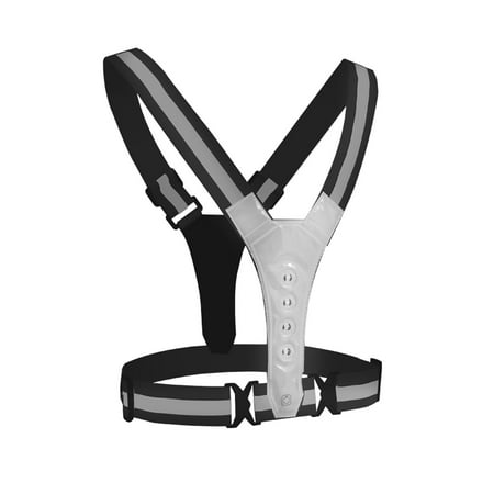 

Heiheiup Running LED Strap Reflective Vest Vest Reflective Reflective Sports Sports Goggles for Men