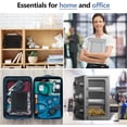 thumbnail image 6 of Money Bag Fireproof Document Bag 2012℉ 2 Pack 15x11"/13x10" Waterproof Document Holder Organizer Fire Proof Bag for Valuables Money Jewelry A4 Legal Documents File Tablet, 6 of 9