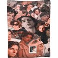 thumbnail image 2 of Timothee Chalamet Throw Blanket 60" x 50" (3 Sizes) , Lightweight, Ultra- & Comfy Flannel Blanket, Microfiber Fleece Blanket, Anti-Pilling Plush Blanket for Couch, Bed, Sofa, 2 of 7