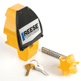 thumbnail image 4 of Reese Towpower 7066900 Universal Adjusting Trailer Coupler Security Lock, Yellow, 4 of 6