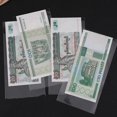 thumbnail image 4 of 100Pcs Clear Paper Money Holder with Storage Case Currency Protective Sleeve Clear Paper Souvenirs Storage, 4 of 9