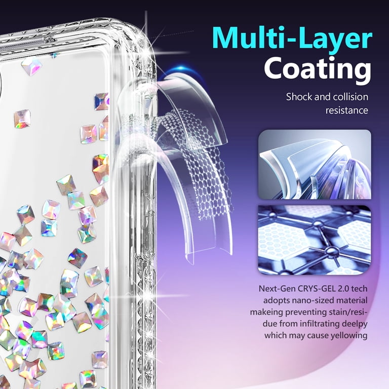 Nagebee Glitter Liquid Case for iPhone SE & iPhone 6/7/8 photo 6