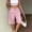 A_ Pink, variant on PWPSG Women's Drawstring Waist High Rise Pleated Loose Casual Bermuda Shorts, Breathable with Pockets for Summer Daily Commute Vacation Pink L