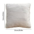 thumbnail image 3 of Avdolw Soft & Comfortable Flannel Pillow Cover - Bubble Yarn Fabric, Machine Washable, Breathable & Wicking - Fits Standard Size Pillows,20×20 inch, 3 of 6