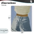 thumbnail image 4 of Stupell Industries Traditional Vintage Jeans & Tee Canvas Art, 24 x 30, by Victoria Barnes, 4 of 8