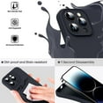 thumbnail image 3 of compatible iPhone 12 Pro Microfiber Liquid Silicone Shockproof Phone Case Cheap and fine, 3 of 5